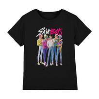 Kpop Demon Hunters - Saja Boys Boy Band Kids T-shirt, Black 140