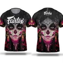 Men's quick drying T-shirt combat wear Fairtex print comfortable breathable short sleeve 2025 new series XXS