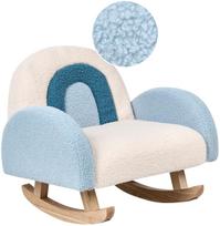 Beliani Vaikiškas supamas fotelis boucle Blue OMBO | 4069605017222 | 4069605017222