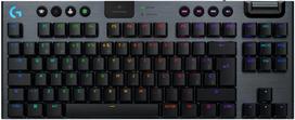 Klaviatūra Logitech G G915 X LIGHTSPEED TKL žaidimų klaviatūra USB + RF belaidė + Bluetooth QWERTY Ispanų Black | 920-012723 | 5099206121775