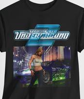 NFS U2 Need for Speed Underground 2 Shirt Retro Street Racing Game PS2 Fans Tee S