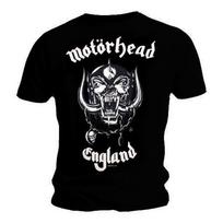 Official Motorhead England Mens Black T Shirt with back print Motorhead Tee XL