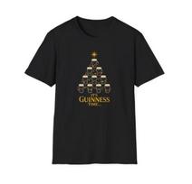 Guinness Xmas T-Shirt - Festive Holiday Tee, Christmas Beer Shirt, Unisex Softst L
