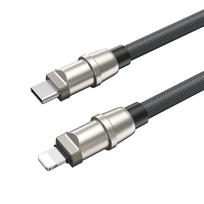 BWOO dirželis kabelis USB-C - Lightning 0.3m 27W su dirželiu