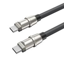 BWOO dirželis kabelis USB-C - USB-C 0.3m 60W su dirželiu