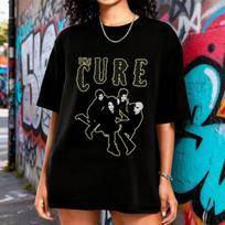 The Cure Shirt,Band graphic tees/Pullover,90s band Tee,retro band tee Gothic shirts,Cute tshirts,The Cure graphic tee,Gifts for music lovers 3XL