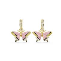 Swarovski Idyllia drugelio stiliaus paauksuoti auskarai moterims, daugiaspalviai 5670055 auksas