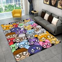Music Sprunki Incredibox Game Non-Slip Area Rug for Living Room,Bedroom,Playroom,Soft Carpet Floor Mat Home Decor Rug Kids Room 40x60cm