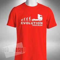 Trucker Evolution T-Shirt Funny Lorry Truck Driver Heavy Goods Small to 5XL XXXL