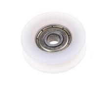 For Door Windows Shower Pulleys Drawer 3D Printer Accessories 6*30*10mm U Groove Nylon Round Pulley Ball Bearing Wheel Roller