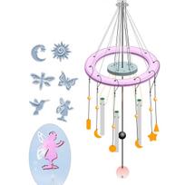 T02C!Wind Chimes Silicone Resin Molds Kit Dragonfly Butterfly Fairy Epoxy Resin Mold Measure For Create Art DIY Wind-Bell