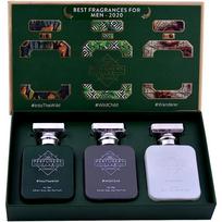 Parfumer's Club  Geriausias vyrų kvapas  dovanų rinkinys iš 3(Į laukinį pasaulį + laukinis vaikas + klajoklis)(Tualetinis vanduo), 150 ml, geriausia dovana vyrams