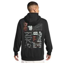 Nike Džemperis Vyrams M Nk Club Ft Po Hdy Moon Gfx Black HQ8594 010 HQ8594 010/L