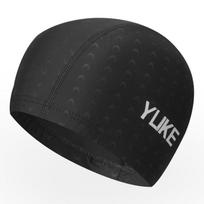 Yuke Unisex Large Swim Cap for Long Hair - Comfortable Elastic Shark Skin Design juoda