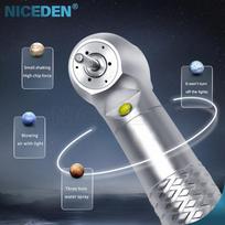 NICEDEN Dantų LED su E generatoriumi Didelio greičio antgalis Savarankiškai maitinamas oro turbina Vandens purškimo antgalis Odontologijos įrankiai 4 holes white