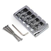 5 String Bass Bridge Assembly, 5 Strings Bass Bridge for 5 Strings Electric Bass