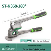 Shengba Manual Copper/Aluminum Tube Bender, 6/8/10mm, Three-in-One Bending Tool for Refrigeration.