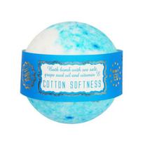 Vonios bombosJūras sāls bumba vannai COTTON SOFTNESS Saules Fabrika 145g