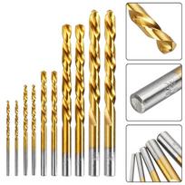 Kairiarankiai grąžtai 10 vnt./rinkinys 3,2–8,7 mm Gręžiant auksą