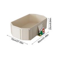 Baby Large Foldable Bathtub  Baby Shower Tub Includes 2 Ducks 5 Balls Shower Basin Bathroom Pool for Kids 0-8 Years Old balta