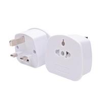 British Travel Plug Adapter International Power Adaptor British Plug to Euro Plug Converter Travel Adapter EU to UK 1 balta