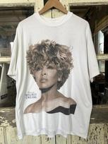 Vintažiniai Tina Turner Wildest Dreams Tour balti trumpomis rankovėmis unisex marškinėliai S gray