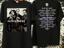 Vtg 1993 DEPECHE MODE Faith Devotional World Tour Concert 90s TShirt S black