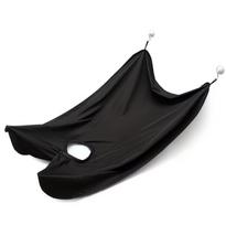 Plaukų ir barzdos kirpimo prijuostė, juoda