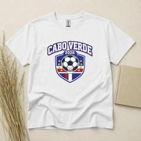 Cabo Verde 2026 Football Fan T Shirt Soccer Supporters Gildan Cotton Top S
