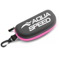 Plaukimo akinių dėklas Aqua Speed Black / Pink