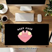 1PC KEEP CUTE Oversized Mouse Pad - Non-Slip Rubber Base Perfect for Office School Esports Home Decor Desk Mat 262A 30cmx60cm(11.8x23.6inch)