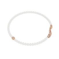 Swarovski necklace Idyllia bead setting magnet cubic zirconia imitation crystal rose gold tone plated imitation pearl with crystal core 5669221 auksas