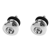 2Pcs Guitar Strap Button Mushroom Head Guitar Strap Lock Guitar Screw End Pin Adjustable Metal for Guitar Bass Ukulele sidabras