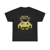 Men's and Women's T-shirts Arcade Periodic Table Graphic XXXXL