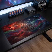 AC Milan Printed Large Mouse Pad, Non Slip Soft Rubber Gaming Desk Mat for Office Laptop Computer Decor 30cmx60cm（11.8x23.6inch）