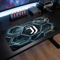 Juventus FC Printed Large Mouse Pad, Non Slip Soft Rubber Gaming Desk Mat for Office Laptop Computer Decor 30cmx60cm（11.8x23.6inch）