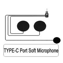 Motorcycle Helmet Bluetooth Headset & Intercom Microphone Cable for Full Face, Open Face and 3/4 Helmets