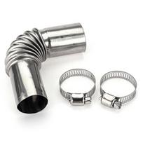 25mm Elbow Pipe Air Diesel Parking Heater Exhaust Pipe Connector w/Clamps For Webasto Diesel Heater sidabras