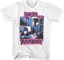Vtg Joan Jett Singer Live In Tour Cotton White T Shirt Full Size For Men BT173 XXXL