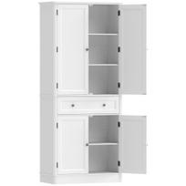 Virtuvės spintelė 80x39,5x186,4 cm Balta MDF