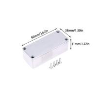 Multi-specification Guitar Effect Pedal Enclosure With Screws Die Cast Aluminium Box Enclosures Aluminum Stomp Box Enclosure