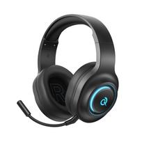 QCY Heroad V200 Tri-Režimų Žaidimų Ausinės su 7.1 Garsu, 240h Baterija ir Atjungiamu Mikrofonu - Juodos