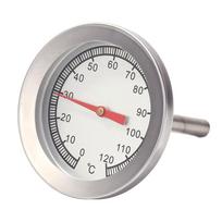 Oven Cooking Thermometer 0-120 Celsius Grill Digital Thermometer Stainless Steel for Charcoal Grill Pit Smoker Meat Cooking China Mainland