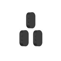New Accessories Smart Watch Antidust Cover Case Silicone Dustproof Plug black-3pcs/set