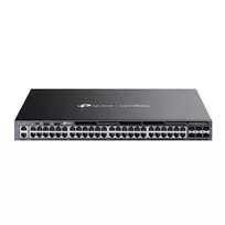 TP-Link Omada 48 prievadų Gigabit valdomas L3 PoE+ jungiklis su 6 10G lizdais