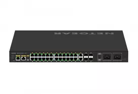 NETGEAR GSM4230UP valdomas L2/L3 Gigabit Ethernet jungiklis su PoE (10/100/1000), 1U, juodas