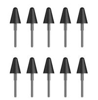 Kobo Stylus 2 atsarginiai antgaliai N605-AC-BK-P-PN, juodi, 10 vnt.