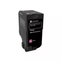 Lexmark 74C2HME Tonerio rinkinys purpurinis Return Program Corporate, 12 000 puslapių