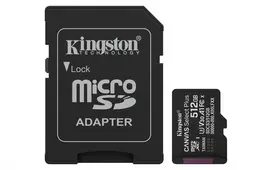 Kingston Canvas Select Plus 512GB microSDXC Gen3 150MB/s A1 atminties kortelė su adapteriu
