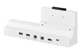 Prijungimo dėklas Samsung Flip4 Tray pilka/balta USB Type-A Type-B Type-C